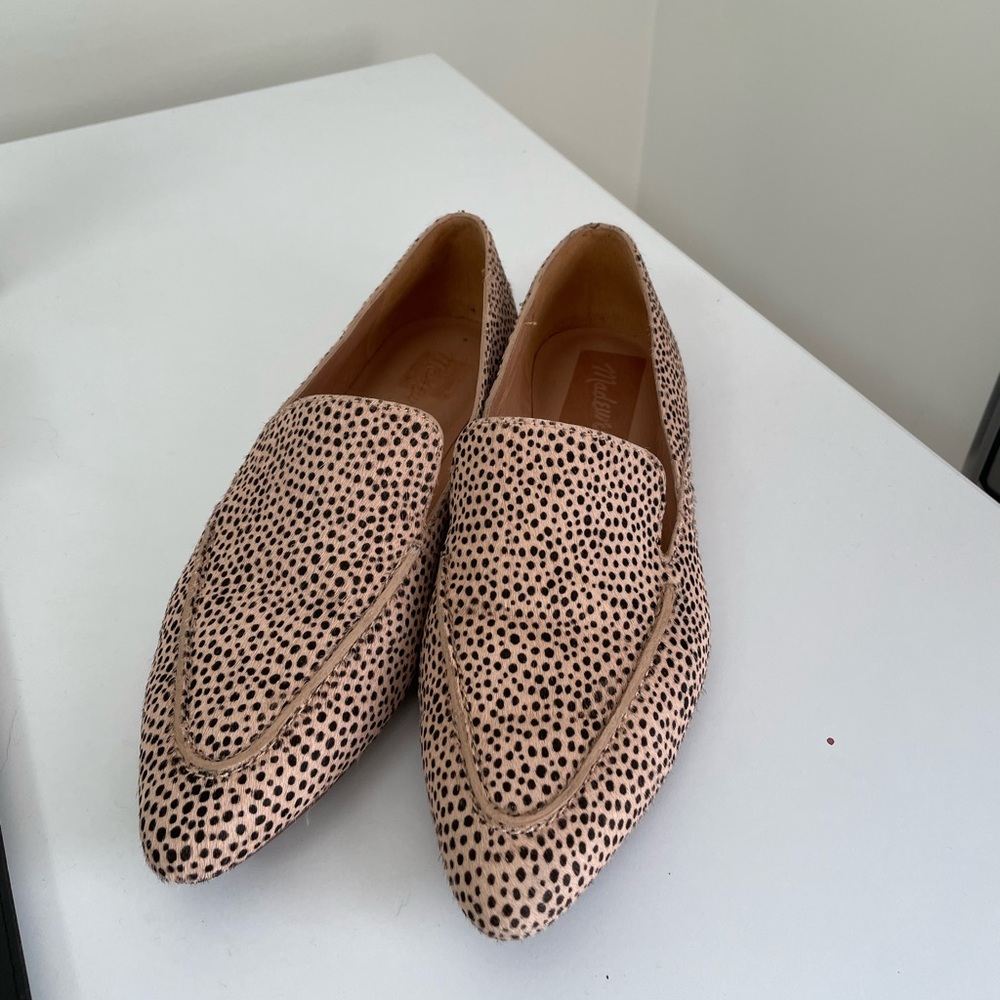 Madewell leopard flats.